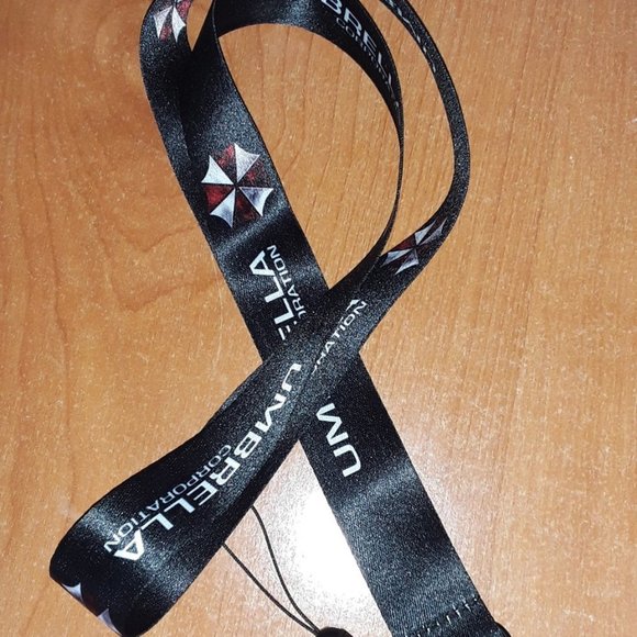PS4 Game Resident Evil Umbrella Logo Lanyard - Picture 2 of 7